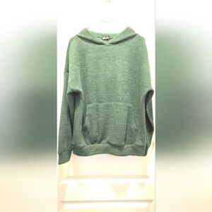 Women's Green Hooded Sweatshirt